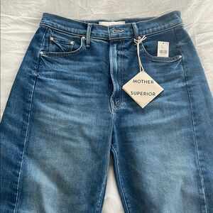 Mother Superior Half Pipe Flood Jeans